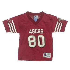 Jerry Rice #80 San Francisco 49ers NFL champion Vintage Jersey Toddler 3T